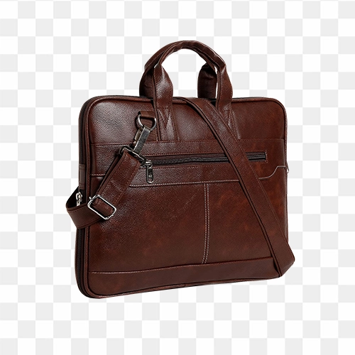 Laptop leather bag free png